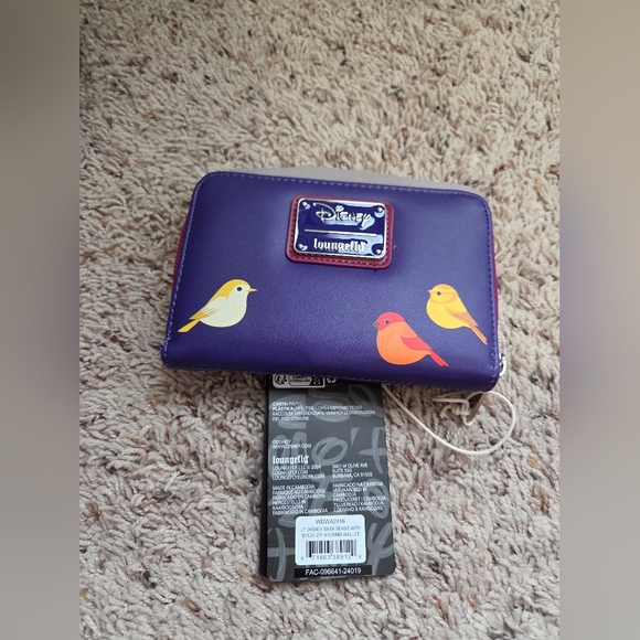 Loungefly Disney Beast with Birds Mini backpack with wallet - Picture 11 of 16